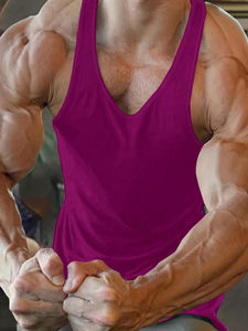 Singulet de gymnastique en polyester et élasthanne haute élasticité, tissu personnalisé pour hommes, 87% polyester 13% - Product Image 2