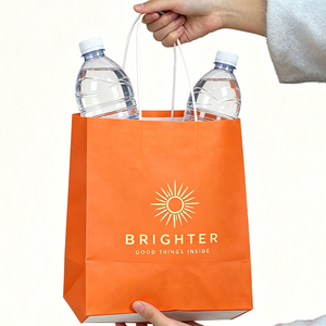 Bolsas de Papel Personalizadas con Impresión de Serigrafía y Asas Resistentes para Empaque de Regalos y Venta al por Menor - Product Image 3