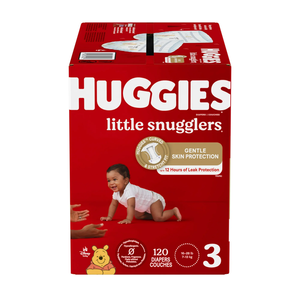 Pour Huggies Little Snugglers 120 Couches pour bébés Taille 3 (16-28 Lbs) - Product Image 3