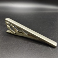 Pince à cravate personnalisable avec logo gravé, pince à cravate vierge en métal mat pour cadeau souvenir d'entreprise, accessoire de costume d'affaires formel