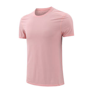Camisas de malla de alta calidad para hombre, camiseta de alta elasticidad para Fitness, culturismo, gimnasio, camiseta con logotipo personalizado para hombre, camiseta en blanco - Product Image 5