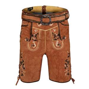 ใหม่ Oktoberfest กางเกงขาสั้น lederhosen-เยอรมัน lederhosen-Trachten ผู้ชายใส่โลโก้ตามสั่ง - Product Image 4
