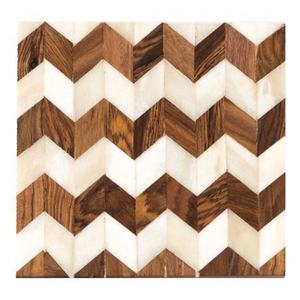 Top Selling Unique Design High Quality Horn Bone <b>Square</b> Shape Wood and Resin Wooden Drink Coaster Cup Wood Coaster Home Decor - Product Image 4