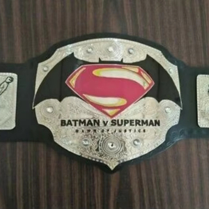 VENTE EN GROS BM VS SUPERMAN AUBE DE LA JUSTICE CEINTURE DE LUTTE TAILLE ADULTE 2MM OU 4MM - Product Image 1