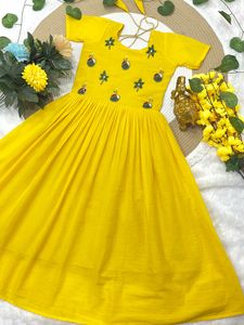 ชุดงานสำหรับเด็กทำจากผ้าฝ้ายผสมด้ายสวยงามและผู้จำหน่ายแฟชั่นจาก Surat - Product Image 5