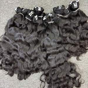 Meilleures ventes 2026 Cheveux ondulés cambodgiens bruts non traités, Ondulation naturelle, Lots de cheveux humains vietnamiens, Couleur naturelle, Vente en gros directe - Product Image 4