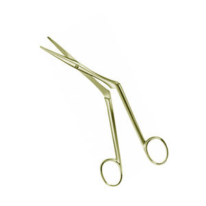 Ciseaux dentaires chirurgicaux Ciseaux nasaux Heyman Ciseaux nasaux incurvés en acier inoxydable Supercut pour la chirurgie - Product Image 1