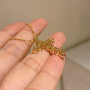 จี้เพชรทรงกากบาท 1.3 กะรัต ผลิตในห้องปฏิบัติการ ความใส VS สี EF ทรงเจียระไนยอดเยี่ยม ชุบโรเดียม สไตล์ฮิปฮอป ทอง 14K สำหรับทุกเพศ - Product Image 4