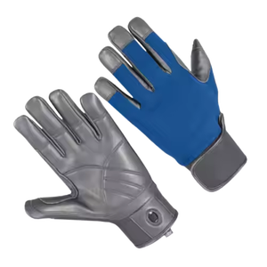 Guantes de seguridad industrial resistentes Guantes de trabajo mecánico resistentes a impactos de cuero de grano de cabra reforzado - Product Image 6