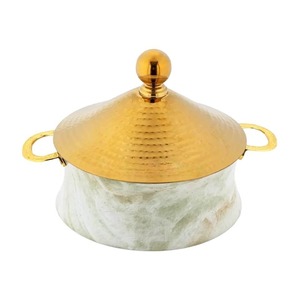 El juego de cazuelas de madera redondas de estilo árabe de lujo al por mayor incluye suministros de olla caliente de metal diseño y forma personalizados - Product Image 6