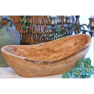 Bol d'accessoires de table en bois massif de style tendance pour servir de salade, cadeau de pendaison de crémaillère - Product Image 6