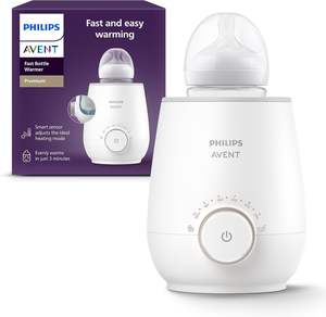 Philips AVENT SCF358/00 Calentador de botellas, rápido y uniforme para calentamiento de leche y alimentos para bebés, blanco - Product Image 1