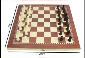 เกมหมากรุกไม้พับได้ขนาดกะทัดรัดติดป้ายฉลากส่วนตัวสำหรับผู้ที่ชื่นชอบการเดินทางพกพาและเล่นได้ทุกที่ทุกเวลากับเพื่อน - Product Image 2