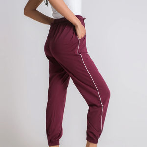 Pantalons évasés pour femmes de qualité supérieure, taille mi-haute, respirants, couleur unie, toile, nouvelle mode, décontracté, streetwear, vente chaude d'automne - Product Image 3