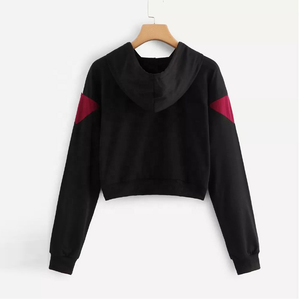 Top Venta Mejor Precio Mujeres Crop Cómodo Elegante con Logo Frontal Imprimir Casual para Otoño Invierno Temporadas - Product Image 6