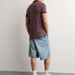 Chemises polo pour hommes Coupe ajustée Piqué Personnalisé Manches courtes T-shirt de qualité supérieure Jersey Casual Uni Chemises polo pour hommes OEM - Product Image 6