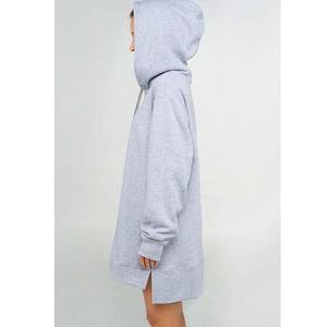 Venta al por mayor 2025 otoño suelta cuello redondo sudadera calle sólido Oversize pulóver mujer transpirable estilo Y2k sudaderas con capucha sudadera - Product Image 5