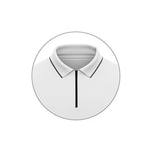 Camiseta de hombre transpirable de algodón de calidad promocional blanca clásica con diseño personalizado para hombre de talla grande al por mayor - Product Image 2