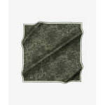 ผ้าพันคอผ้าไหมซาตินสีกากีวินเทจลายจุด - Product Image 3