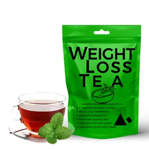 Penjualan Terbaik 2024 teh ramping detoks teh pelangsing kecantikan tubuh teh penurun berat badan kesehatan alami teh