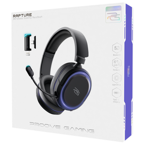 Auriculares inalámbricos Proove Gaming Rapture para Ps4 Ps5 Phone <span class=keywords><strong>2021</strong></span> Led Video Game Auriculares <span class=keywords><strong>Gamer</strong></span> Auriculares Metal Bass Gaming Headphone - Product Image 3