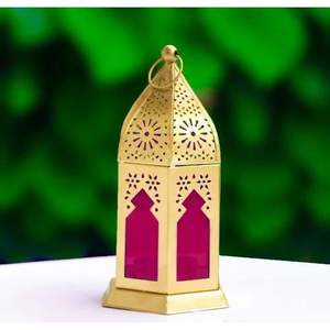 Linterna Decorativa Dorada para el Hogar, para Jardín y Camping - Product Image 3