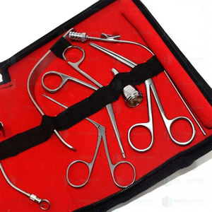 Ensemble d'instruments de rhinoplastie et de chirurgie plastique personnalisés Kit d'instruments chirurgicaux personnalisés en acier allemand avec étui à fermeture éclair - Product Image 5