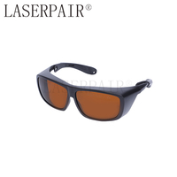 Lunettes de sécurité laser double bande 532 nm 1064 nm, lunettes laser Q-Switched KTP pour 180-532 nm et 900-1080 nm OD5+