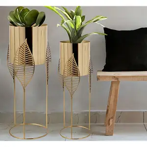 Pote De Metal Plantadores De Metal Modernos com Suportes Flower Pot Holders Perfeito para Decoração Doméstica Interior nova chegada disponível