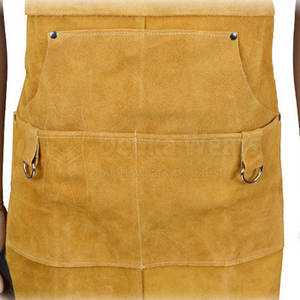 Tabliers de soudage personnalisés en cuir légers et confortables avec 6 poches, à faible MOQ, pour vêtements de travail de sécurité sans manches à motif personnalisé - Product Image 6