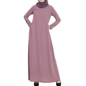 Nouvelles abayas pour femmes musulmanes, manches longues, couleur unie, produit de qualité supérieure, légères, vintage, service OEM - Product Image 5