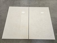 Dalles de marbre poli effet crème vanille pour sols et plafonds, design bordure naturelle, luxe, pour intérieur, hôtel, salle de bain, cuisine, escalier