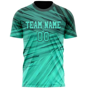 Maillot de football pour homme, séchage rapide, respirant, manches courtes, antibactérien, pour les jeux actifs, l'entraînement, les vêtements de sport décontractés - Product Image 2
