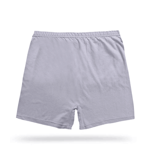 บ็อกเซอร์ผ้าฝ้ายเนื้อนุ่มสำหรับผู้ชายกางเกงขาสั้นเอวสูงระบายอากาศได้ดีสวมใส่สบายสีพื้นพิมพ์ลายอย่างยั่งยืน - Product Image 2