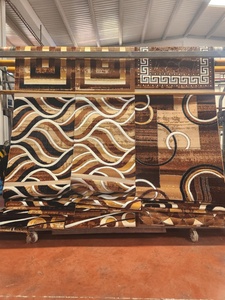 Alfombra Turca de Poliéster Afelpada Adiva, Tejida a Máquina con Diseño Jacquard, de Pelo Alto, Acolchada, Reversible, Lavable, Antideslizante y Antibacteriana - Product Image 3