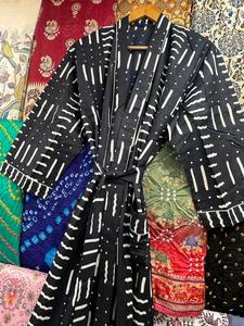 Kimono largo de gran tamaño para mujer, ropa de dormir de verano, albornoz, ropa de salón sostenible para Vacaciones y Vacaciones - Product Image 6