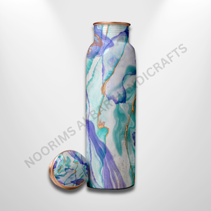 Health Friendly 750ml Pure Copper <b>Water</b> <b>Bottle</b> Leakproof Lightweight <b>BPA</b> <b>Free</b> Ayurvedic Benefit Drinkware Hydration Exporter - Product Image 1