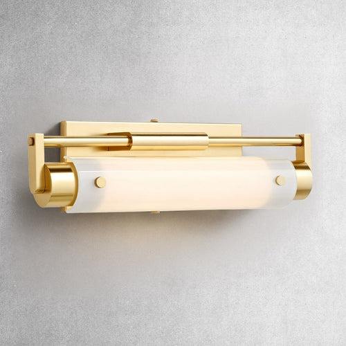 ทองเหลืองอายุ + แก้วสีขาว