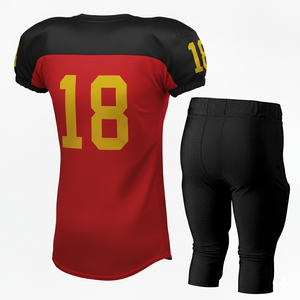 Nouveaux uniformes de football américain courts personnalisés pour adultes avec impression numérique 2026 / Uniforme respirant antibactérien de haute qualité - Product Image 2
