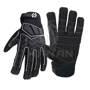 Gants de mécanicien multi-usages-Cuir souple, résistant à l'abrasion pour les tâches automobiles générales, gants de mécanicien de sécurité - Product Image 4