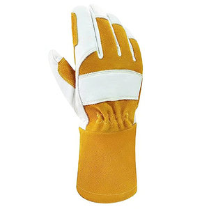 Hot Sales High Quality Cowhide Leather Factory Made <b>Tig</b> Welding Gloves New Design Hand And Arm Protection Mig <b>Welder</b> Gloves - Product Image 3