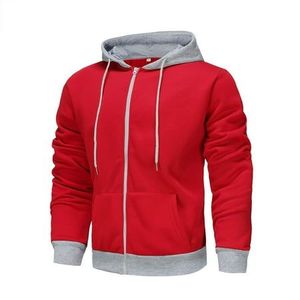 Sweat à capuche zippé unisexe 100 % coton molletonné coupe classique, design tendance, logo personnalisé sur le devant, prix bas, forte demande, vente en gros - Product Image 1