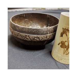 Cuenco de Concha con Patrón, Cuenco con Grabado Detallado, Material: Concha Tallada; Uso: Decoración de Estantes; Origen: Creación Artesanal de Vietnam - Product Image 5