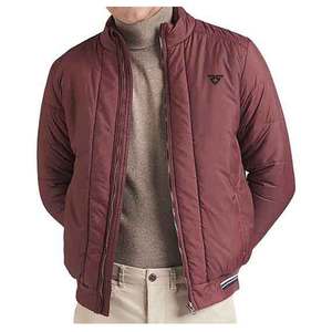 New Men's Safari <b>Jacket</b> <b>Cheap</b> Thick Zip <b>Puffer</b> with Winter Warm Cotton Fleece & Leather Customizable Logo - Product Image 1