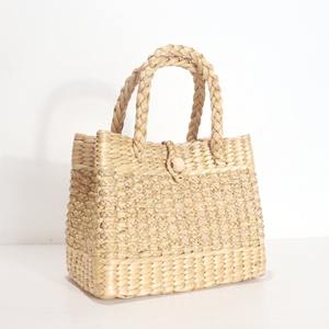 กระเป๋าถือสานจากผักตบชวาสำหรับผู้หญิง ราคาถูก - Product Image 5