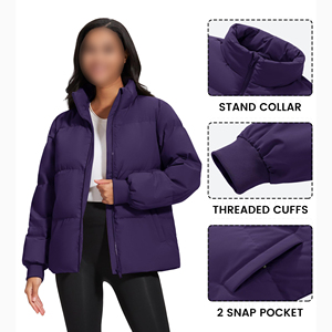 Veste d'hiver pour femme, nouvelle veste matelassée de haute qualité, service OEM, lumière extérieure, chaude, nouvelle, meilleure, manches longues, grande taille, veste d'extérieur - Product Image 3