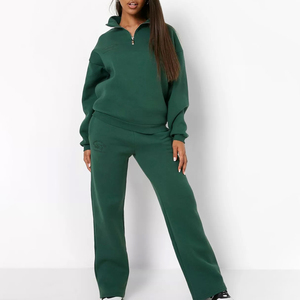 Pantalon de jogging de qualité supérieure avec poches taille haute entraînement Yoga course pantalons de survêtement femmes Sweatspant - Product Image 1