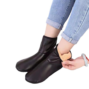 Wholesale Price Leather <b>Socks</b> With Zipper <b>Slipper</b> Leather <b>Socks</b> Pure Genuine Leather High Quality <b>Socks</b> Customized Colors - Product Image 2