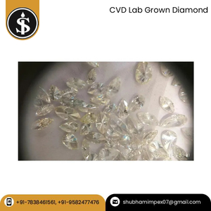Fabrication de bijoux de mode de luxe en gros d'usine VS clarté véritables diamants naturels cultivés en laboratoire CVD en vrac d'Inde - Product Image 4