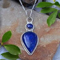 Nouveaux charms en laiton plaqué argent 925 avec pierre précieuse lapis-lazuli, design tendance, style bohème pour enfants et femmes, cadeau de bijoux